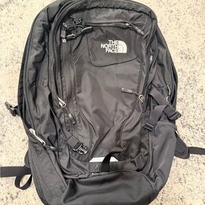 The North Face Sleek Black Backpack Cornice